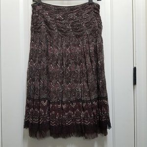 Elegant Silk Skirt